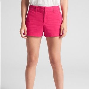 NWT GAP Shorts 3” Mid Rise Formal Pink